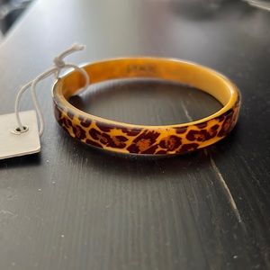 Cheetah bangle NWT Zenzii
